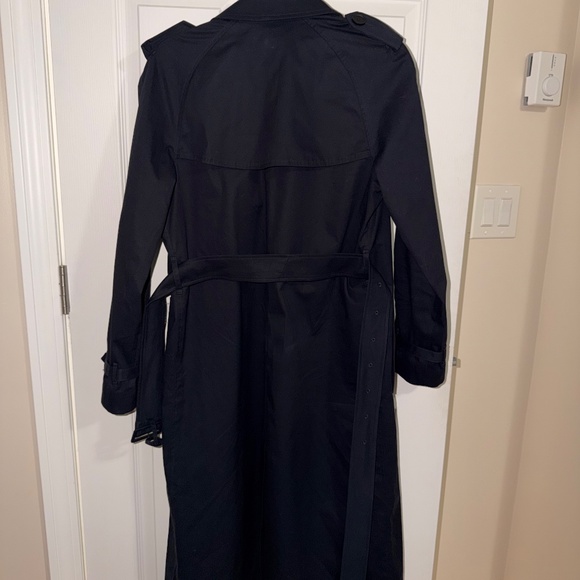 Comfort Stretch Long Trench Coat Size Small - Picture 3 of 4